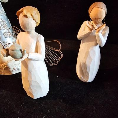 Autographed Books by Billy & Ruth Graham, Bob Terrell + Willow Tree Figurines (LR-JS)