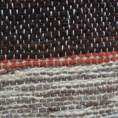 Thick Hand Woven Wool Blanket 1982 Measures 80"x94"
