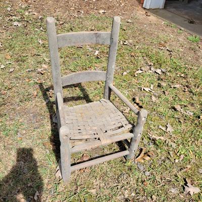 Antique Tools, Baskets and a Children's Chair (BG-DW)