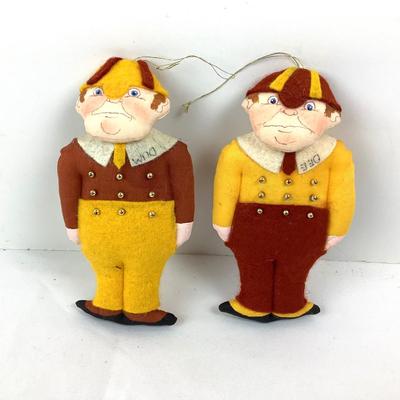 204 Vintage Gladys Boalt Tweedle Dee & Tweedle Dum Ornaments 1980