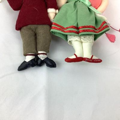 205 Vintage Gladys Boalt Alice & Mad Hatter Ornaments 1980