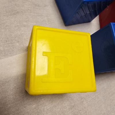 Vintage Children's Blocks & Mother Goose Jack-in-the-Box (BO-JS)