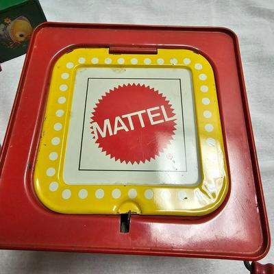 Vintage Children's Blocks & Mother Goose Jack-in-the-Box (BO-JS)