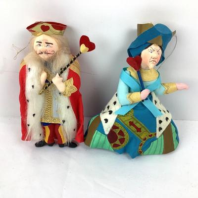 211 Vintage King & Queen Ornaments Gladys Boalt 1980's