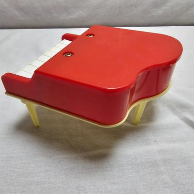 Vintage Disney Coin Banks + Two Mini Toy Pianos (BO-JS)