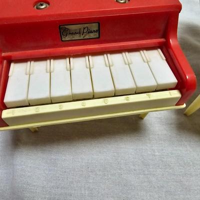 Vintage Disney Coin Banks + Two Mini Toy Pianos (BO-JS)