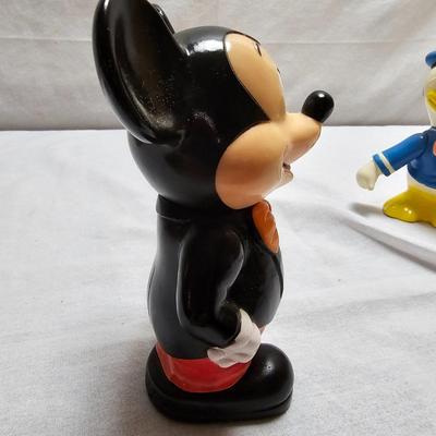 Vintage Disney Coin Banks + Two Mini Toy Pianos (BO-JS)