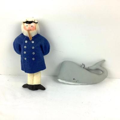 215 Vintage Gladys Boalt Nautical Lot Captain & Whale