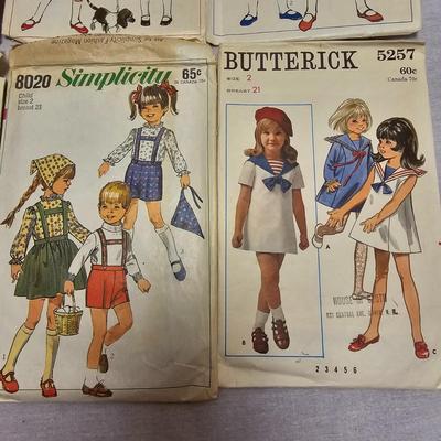 Vintage Children's Sewing Patterns (BO-JS)