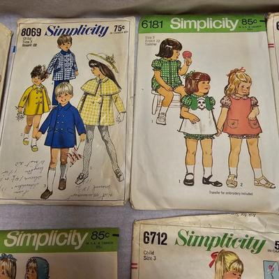 Vintage Children's Sewing Patterns (BO-JS)
