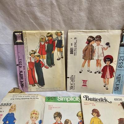 Vintage Children's Sewing Patterns (BO-JS)