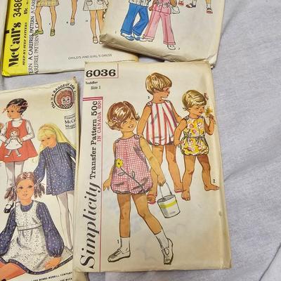 Vintage Children's Sewing Patterns (BO-JS)