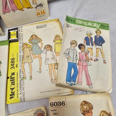 Vintage Children's Sewing Patterns (BO-JS)