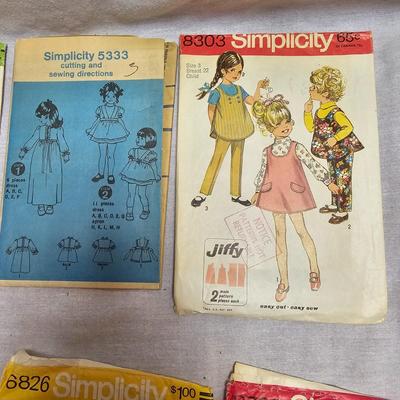 Vintage Children's Sewing Patterns (BO-JS)