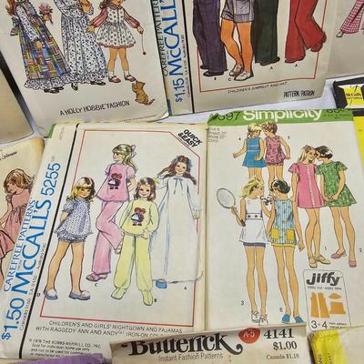 Vintage Children's Sewing Patterns (BO-JS)