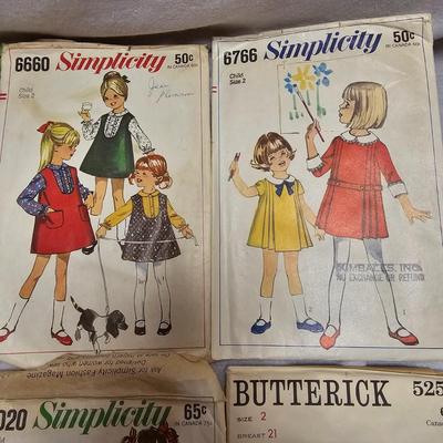 Vintage Children's Sewing Patterns (BO-JS)