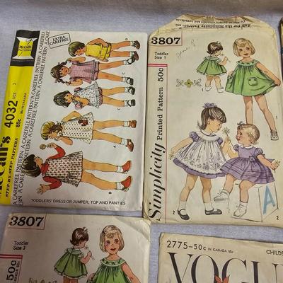 Vintage Children's Sewing Patterns (BO-JS)