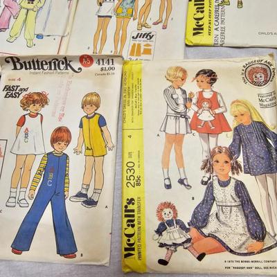 Vintage Children's Sewing Patterns (BO-JS)