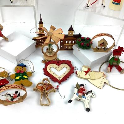 222 Vintage Wooden Dutch & German Ornaments