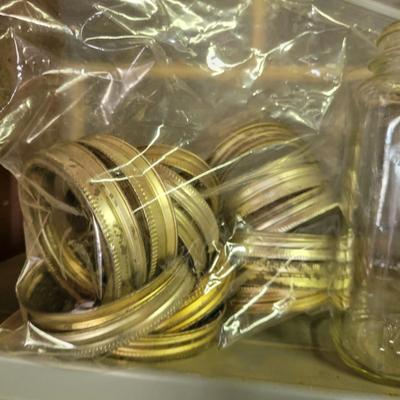 Ball and Atlas Quart Canning Jars and Bands (BG-DW)