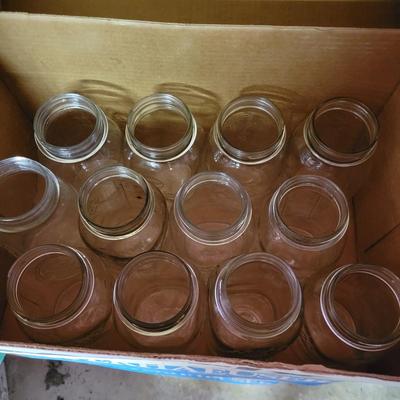 Ball and Atlas Quart Canning Jars and Bands (BG-DW)