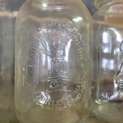 Ball and Atlas Quart Canning Jars and Bands (BG-DW)