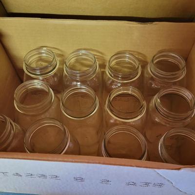 Ball and Atlas Quart Canning Jars and Bands (BG-DW)