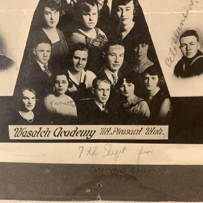 Class of 1920 Wasatch Academy 