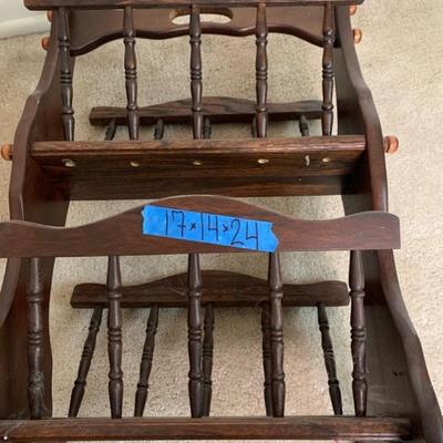 Wood Magazine Rack