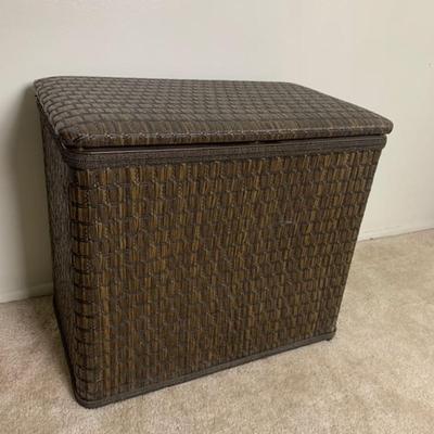 Faux Wood Hamper