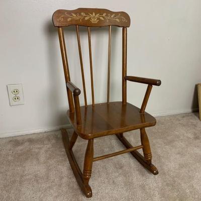 Antique Wood Rocking Chair