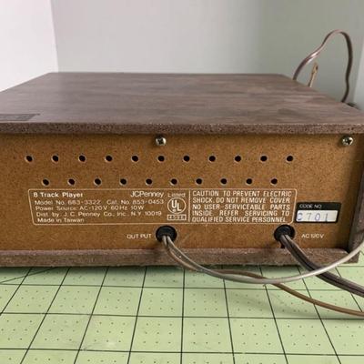 JCPenney Stereo 8 Track Player