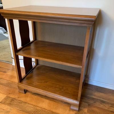 Wood Side Table Shelves