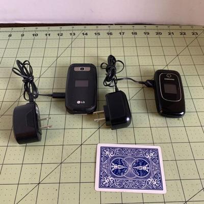 LG and Samsung Cell Flip Phones