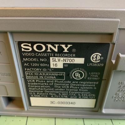 Sony Hi-Fi Video Cassette Recorder