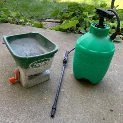 Scotts Hand-held Fertilizer Spreader and Sprayer