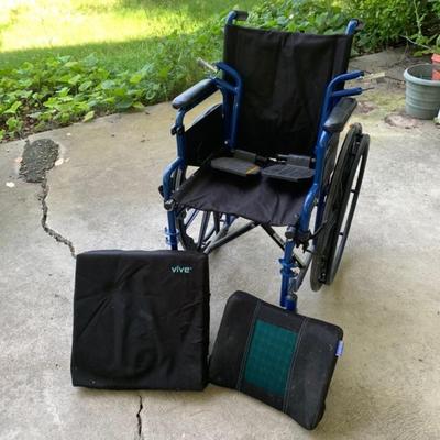 Wheelchair with Seat Pads
