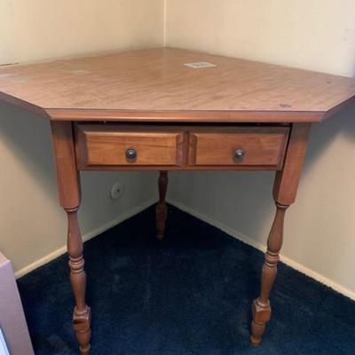 Wood Corner Desk