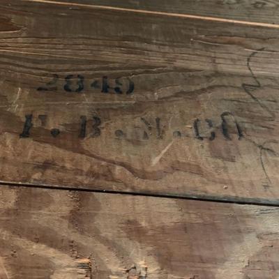Wood and Wicker Chest