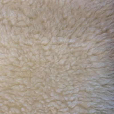 White Wool Area Rug - 1