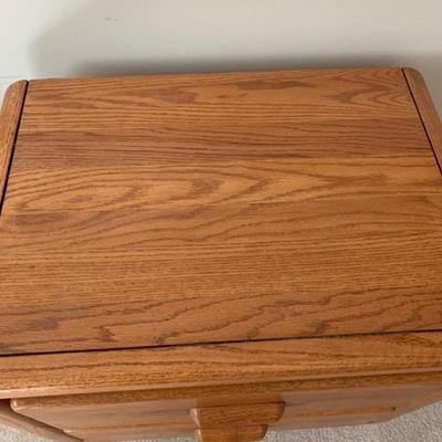 Wood Keller Night Stand with Drawers