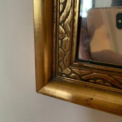 Large Mirror with Gold Frame