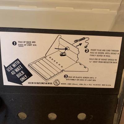 Illuminated Slide Sorter 