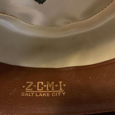 Vintage ZCMI Fur Felt Hat