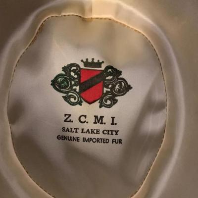 Vintage ZCMI Fur Felt Hat
