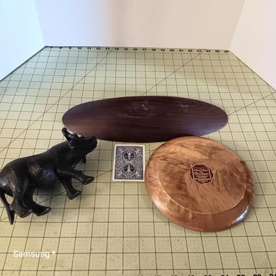 Wooden Trays and Bull