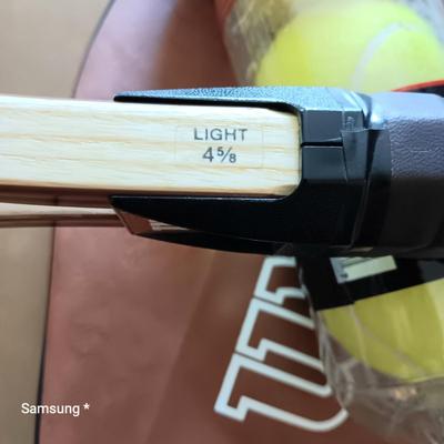 Wilson Legacy Racket with Case and Tennis Balls