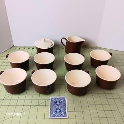 Brown Mug Set