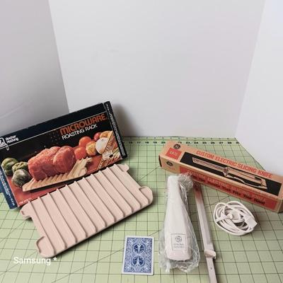 Roasting Rack and Electric Knife