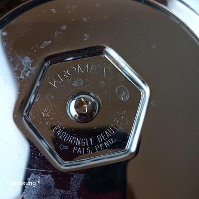 Vintage Kromex Brushed Aluminum Ice Bucket